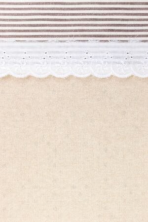 Fabric textile over canvas use for backgroundの写真素材