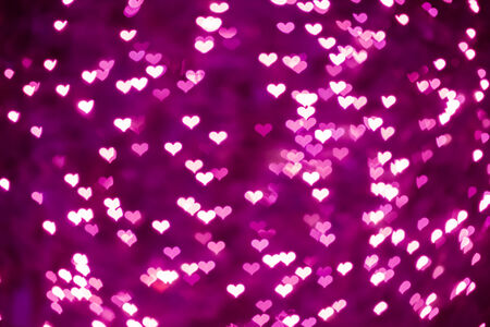 heart bokeh as valentine's day backgroundの写真素材