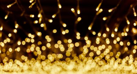 Out of focus Christmas light Abstract Background