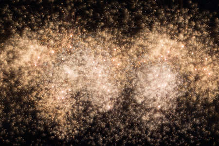 Brightly sparkle Fireworks background