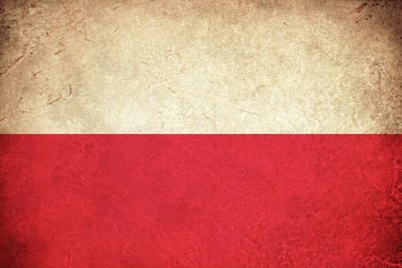 Poland grunge grunge flag background illustration of european countryの写真素材