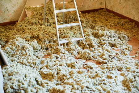 Destroyed home for demolitionの写真素材