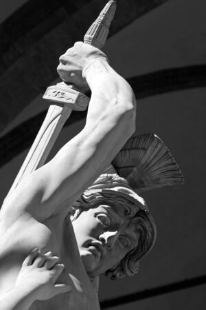 Black and White Sculpture の写真素材