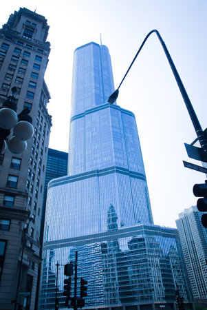 e World Trade Center in Manhattan. One World Trade Center is the tallest building in the world.の写真素材