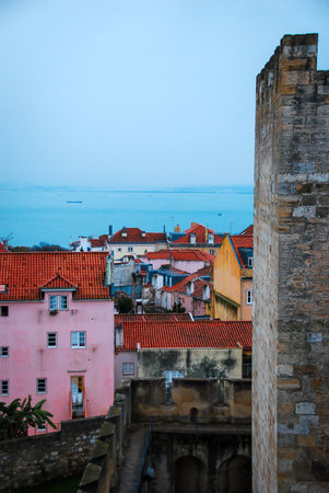 Panoramic view of Porto, Portugal. Porto is the second largest city in Portugal.の写真素材