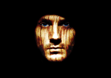 Portrait of a strange manの写真素材