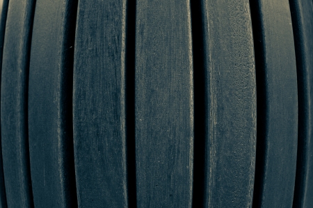 Cloe up of a wood barrel