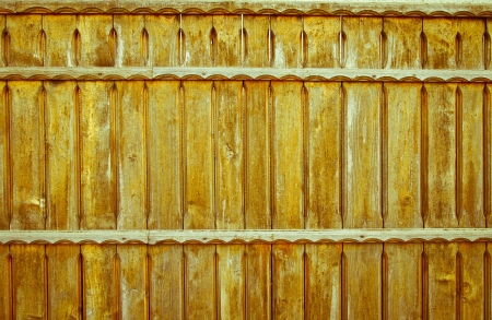 Wooden fence patternの写真素材