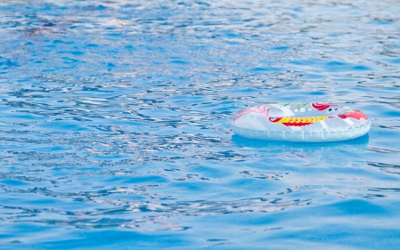 Children toy buoy in the swimming pool