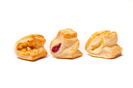 Oven baked small piesの写真素材