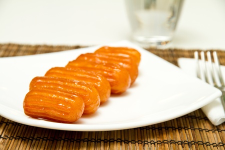 Turkish traditional dessert called Tulumba