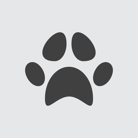Paw icon illustration isolated vector sign symbolのイラスト素材
