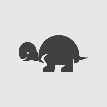 Turtle icon illustration isolated vector sign symbolのイラスト素材