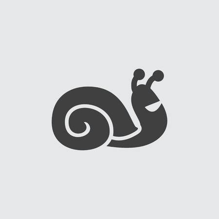 Snail icon illustration isolated vector sign symbolのイラスト素材