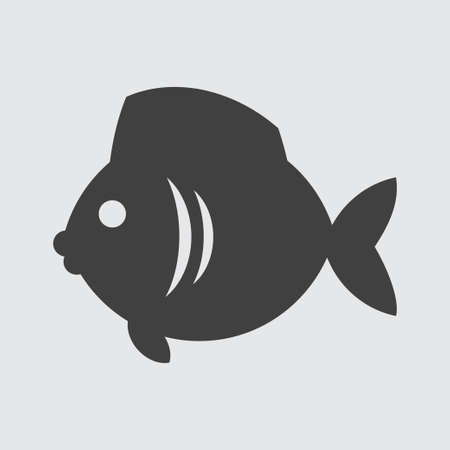 Fish icon illustration isolated vector sign symbolのイラスト素材