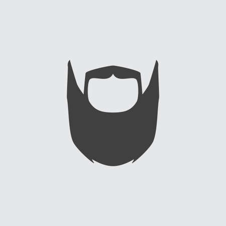 Beard icon illustration isolated vector sign symbolのイラスト素材