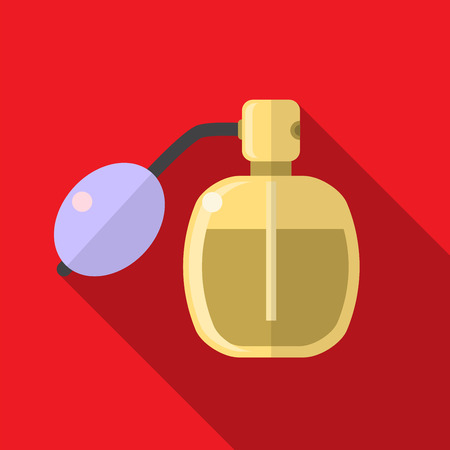 Perfume bottle flat icon illustration isolated vector sign symbolのイラスト素材