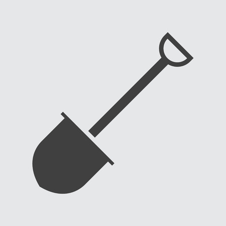 Shovel icon illustration isolated vector sign symbolのイラスト素材