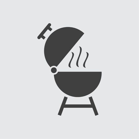Bbq icon illustration isolated vector sign symbolのイラスト素材