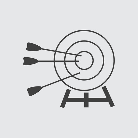 Target amd arrow icon illustration isolated vector sign symbolのイラスト素材