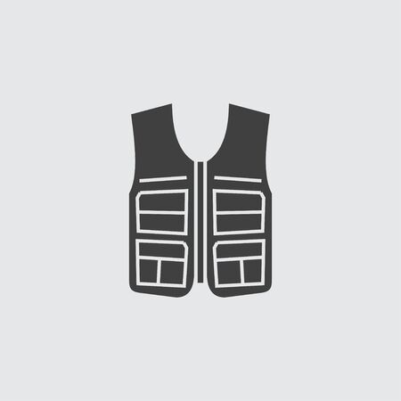 Vest icon illustration isolated vector sign symbolのイラスト素材