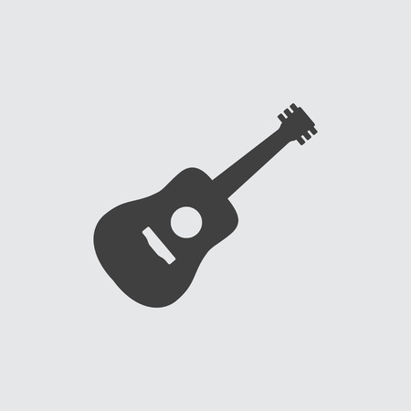 Guitar icon illustration isolated vector sign symbolのイラスト素材