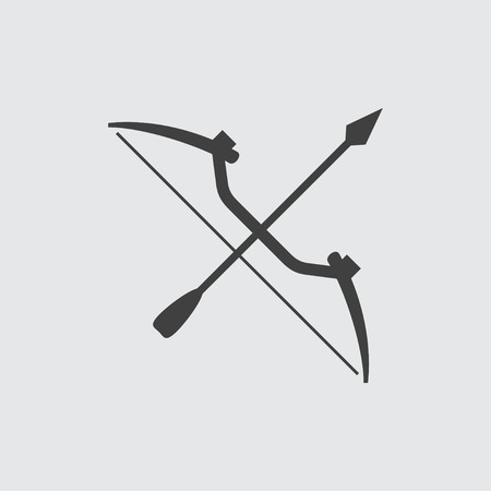 Bow icon illustration isolated vector sign symbolのイラスト素材