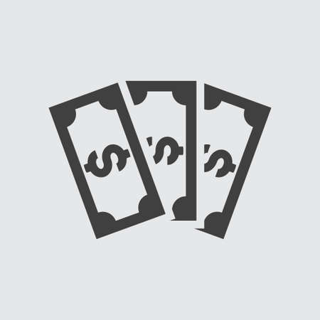 Money icon illustration isolated vector sign symbolのイラスト素材