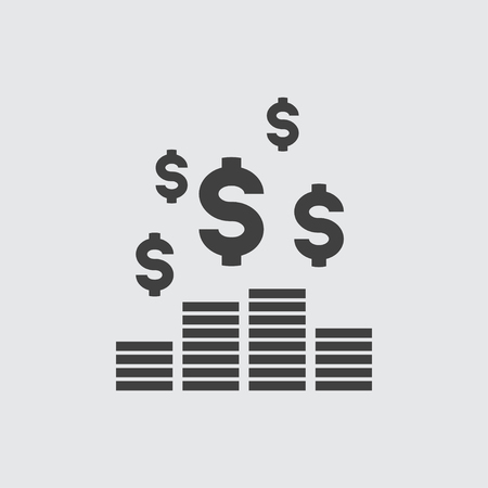 Coin icon illustration isolated vector sign symbolのイラスト素材