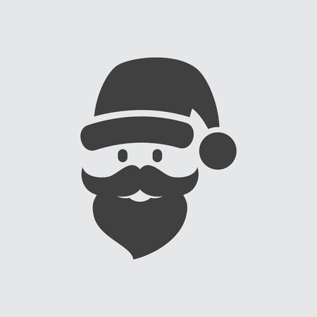 Santa Claus icon illustration isolated vector sign symbolのイラスト素材