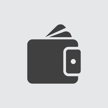 Wallet icon illustration isolated vector sign symbolのイラスト素材