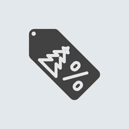 Christmas sale icon illustration isolated vector sign symbolのイラスト素材