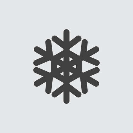Snowflake icon illustration isolated vector sign symbolのイラスト素材