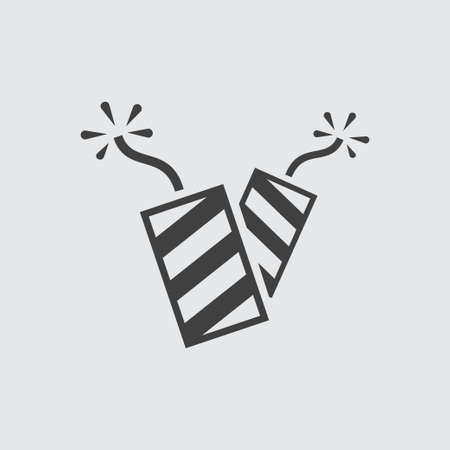 Firework icon illustration isolated vector sign symbolのイラスト素材
