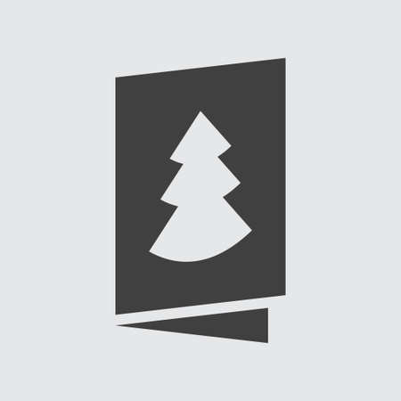Christmas card icon illustration isolated vector sign symbolのイラスト素材