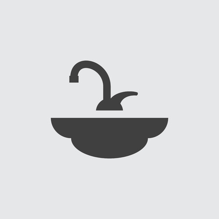 Sink icon illustration isolated vector sign symbolのイラスト素材
