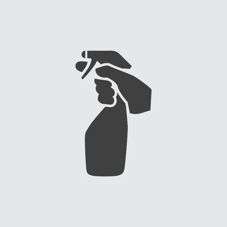 Cleaning bottle icon illustration isolated vector sign symbolのイラスト素材