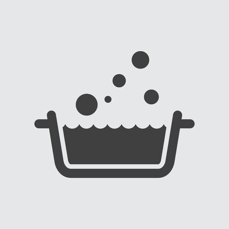 Wash icon illustration isolated vector sign symbolのイラスト素材
