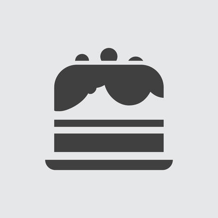 Cake icon illustration isolated vector sign symbolのイラスト素材