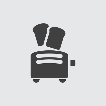 Toaster icon illustration isolated vector sign symbolのイラスト素材