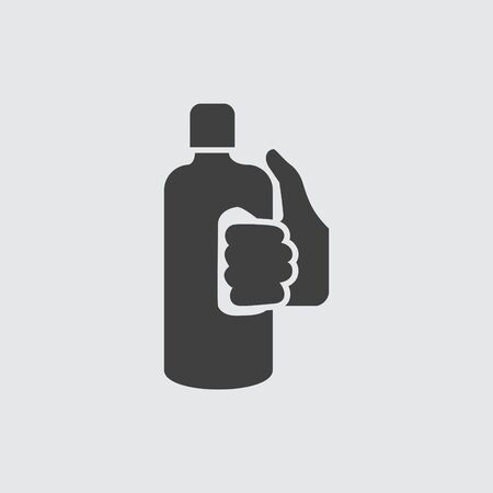 Cleaning bottle icon illustration isolated vector sign symbolのイラスト素材