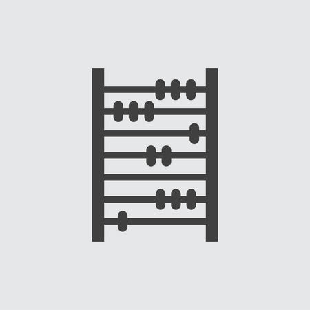 Abacus icon illustration isolated vector sign symbolのイラスト素材