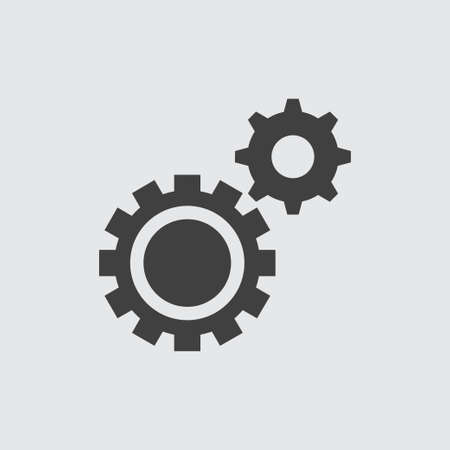 Gear icon illustration isolated vector sign symbolのイラスト素材