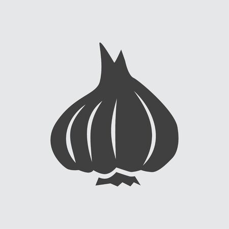 Garlic icon illustration isolated vector sign symbolのイラスト素材