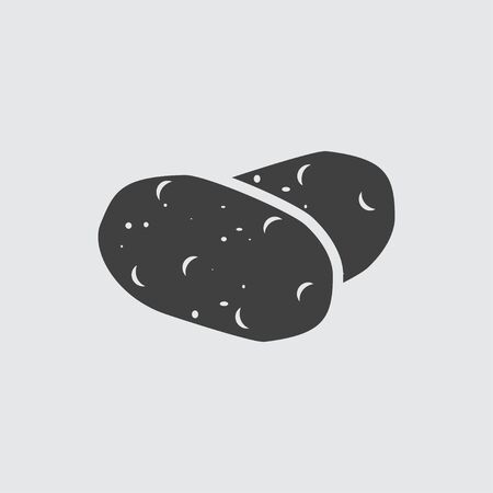 Potato icon illustration isolated vector sign symbolのイラスト素材