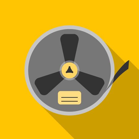 Film roll icon illustration isolated vector sign symbolのイラスト素材
