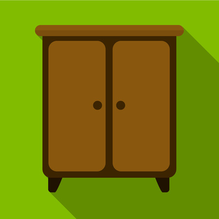 Wargrobe flat icon illustration isolated vector sign symbolのイラスト素材