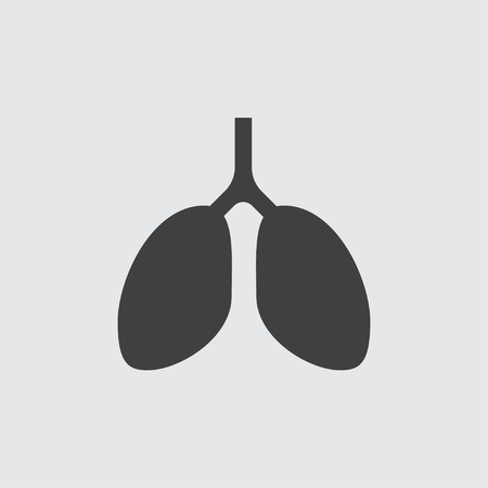 Lungs icon illustration isolated vectorのイラスト素材