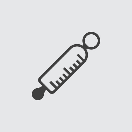 Thermometer icon illustration isolated vectorのイラスト素材