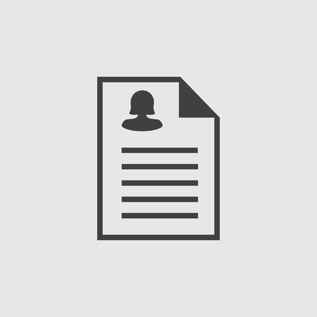 Business profile icon illustration isolated vector sign symbolのイラスト素材